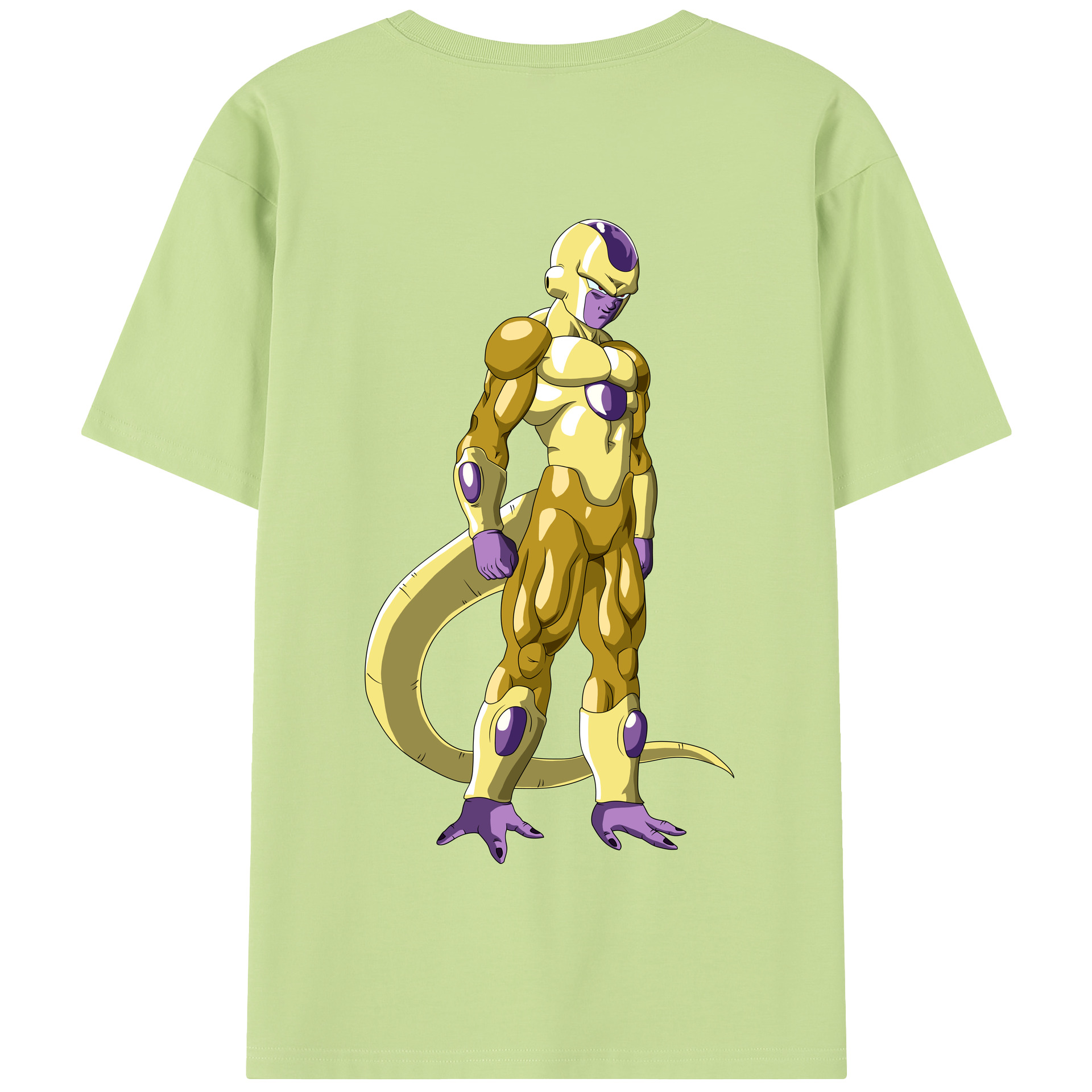 （画像用） ドラゴンボール フリーザ DRAGON BALL Frieza 綿100％半袖Tシャツ（背面プリント）